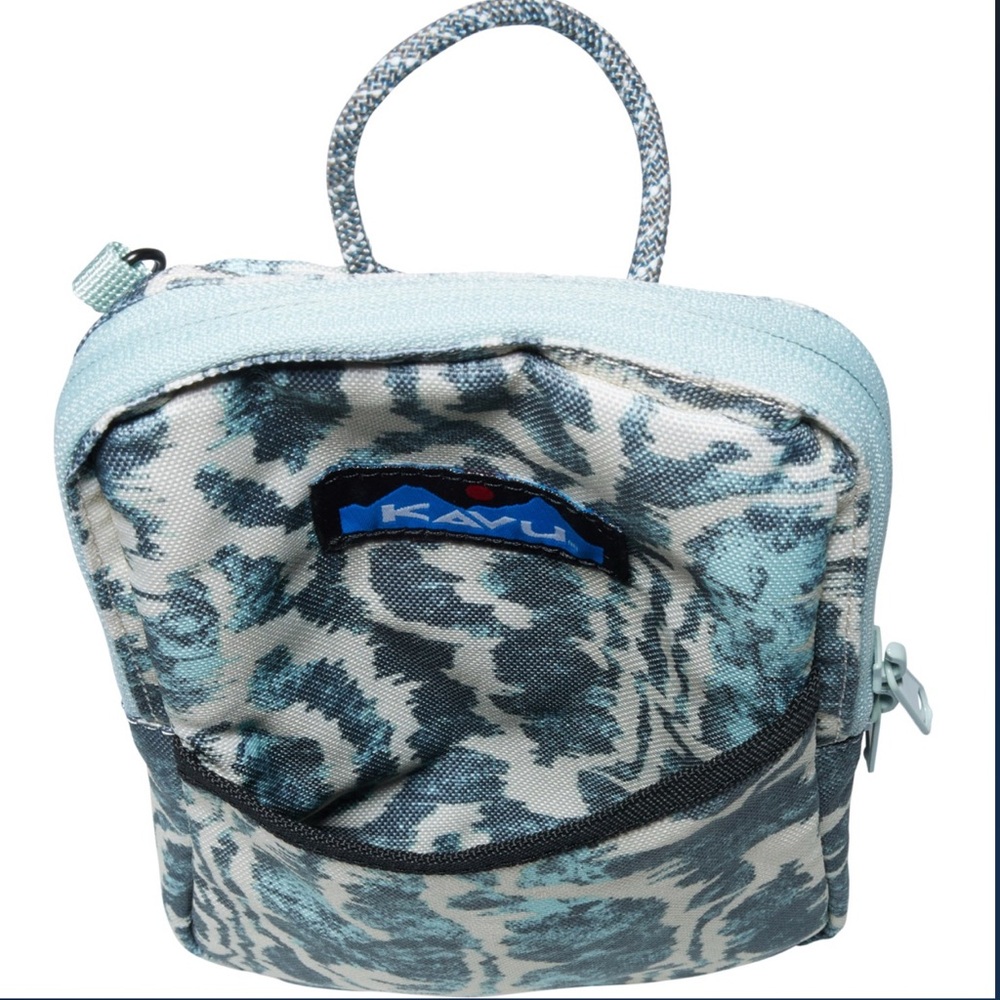 KAVU Blue and Gray Patterned Sling Bag - Picture 3 of 5